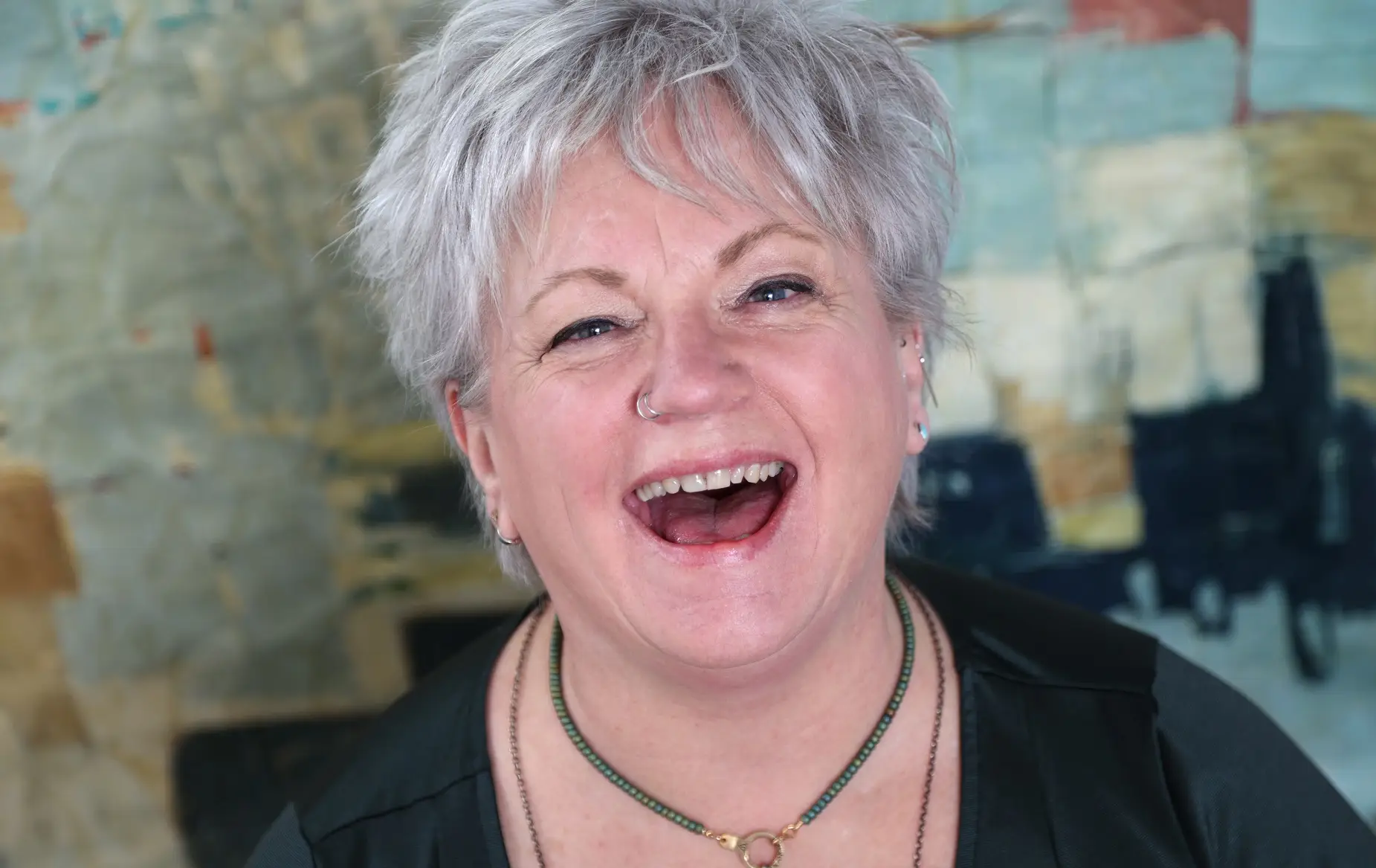Profile photo of laughing Heidi Namken.