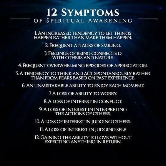 12 symptoms of spiritual awakening