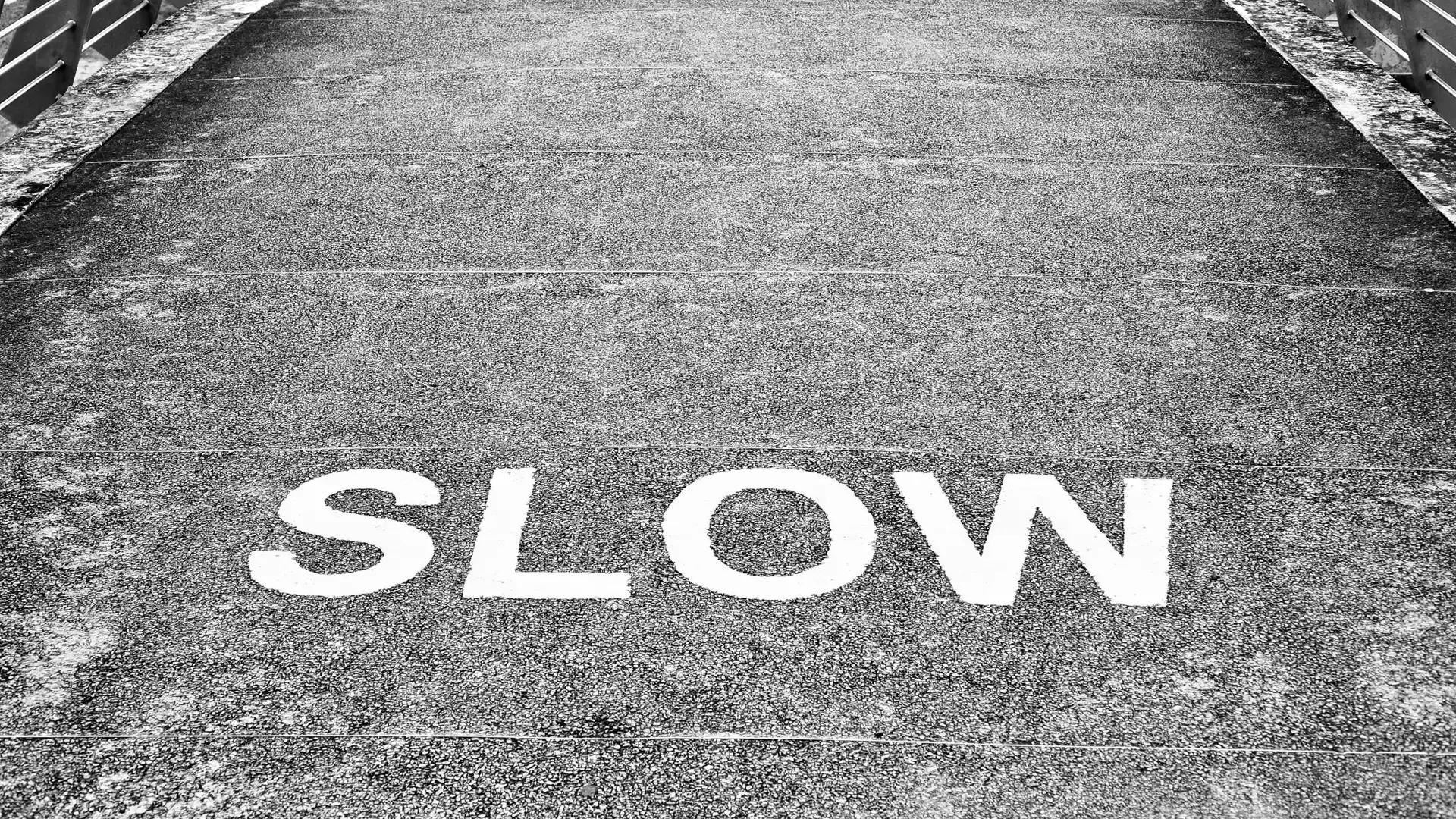 Words slow on the road