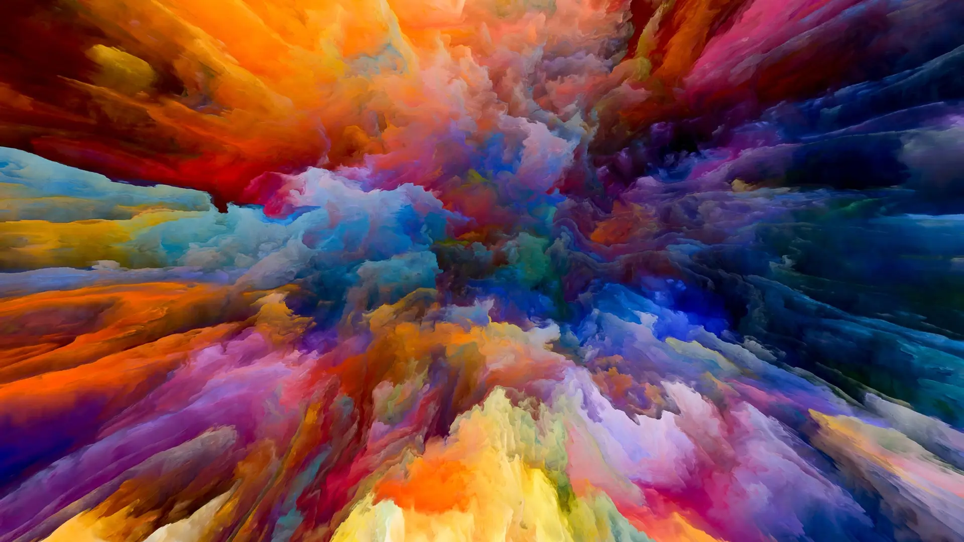 Color dust bomb