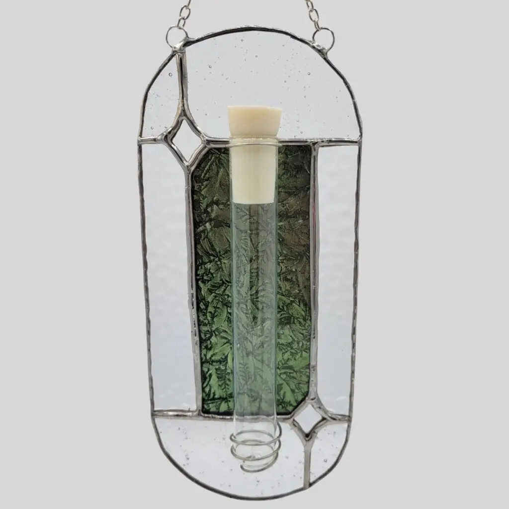 Stained Glass green vial
