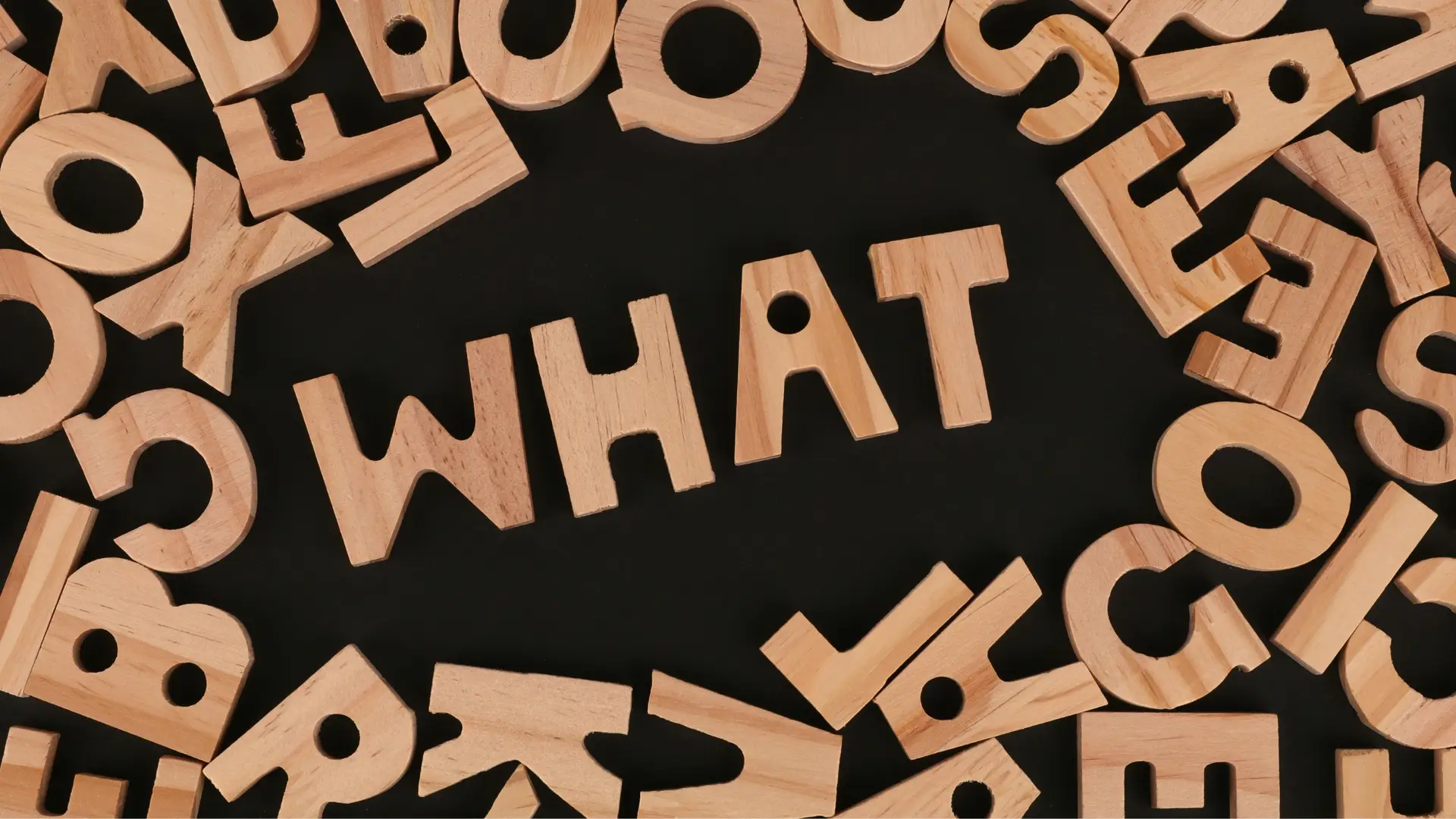 block letters in the form of what