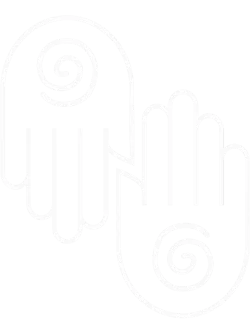 white healing hands logo